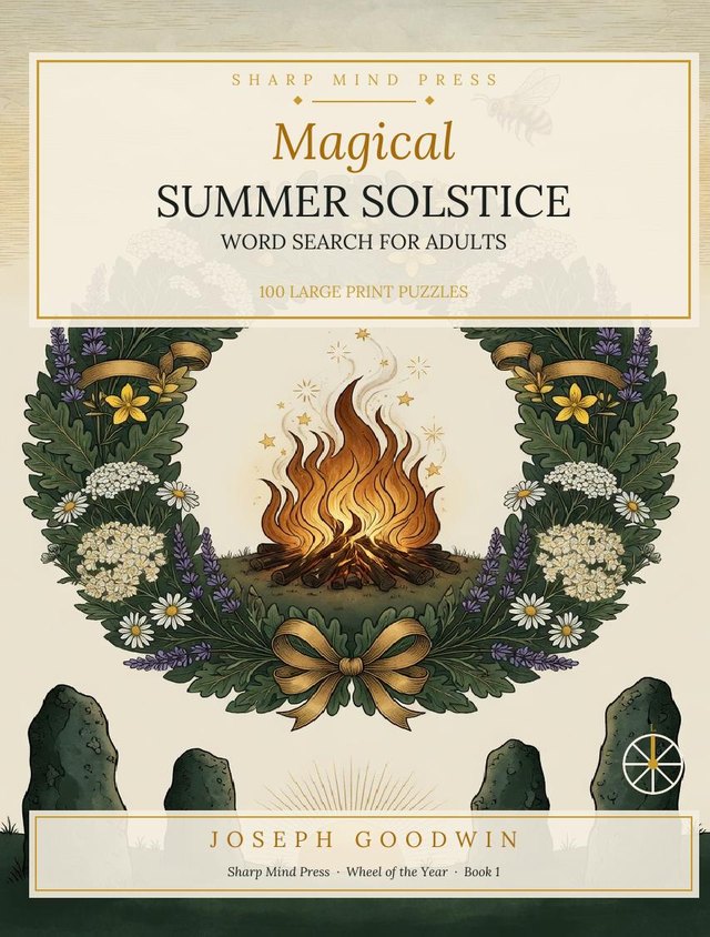 Magical Summer Solstice Word Search — cover